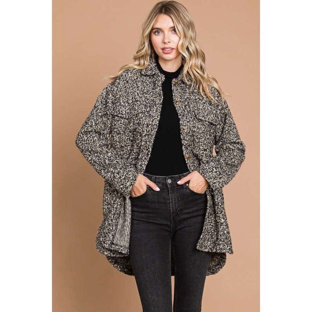 The Oreo - Boucle Shacket